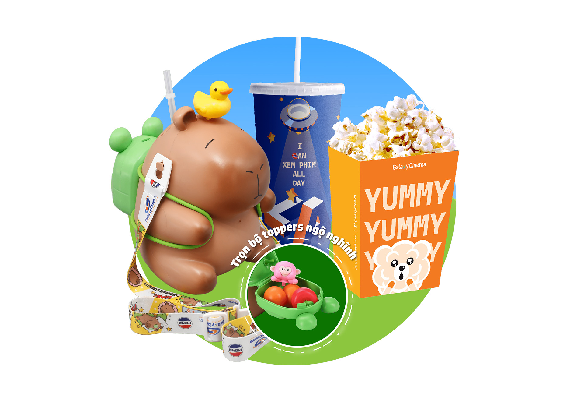 Bắp lớn + Nước lớn