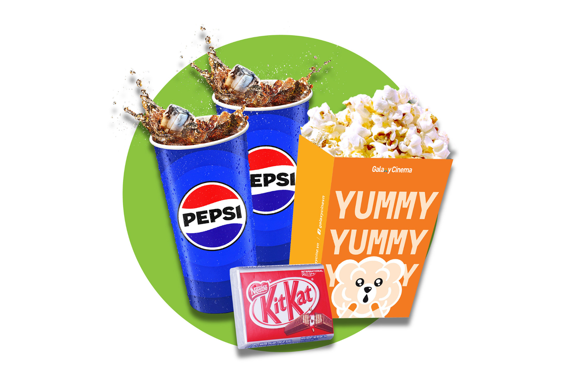 Bắp lớn + 2 Nước lớn